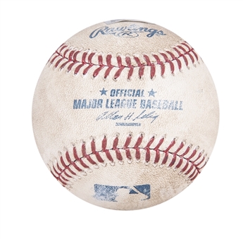 2014 Albert Pujols Game Used Baseball Hit for Career Home Run #497 on 04/18/14 (MLB Authenticated)